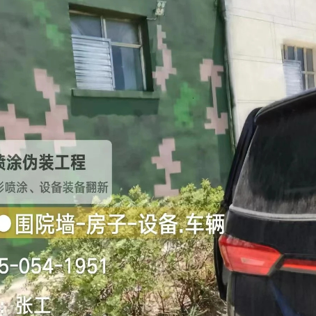 鹤岗数码迷彩漆施工